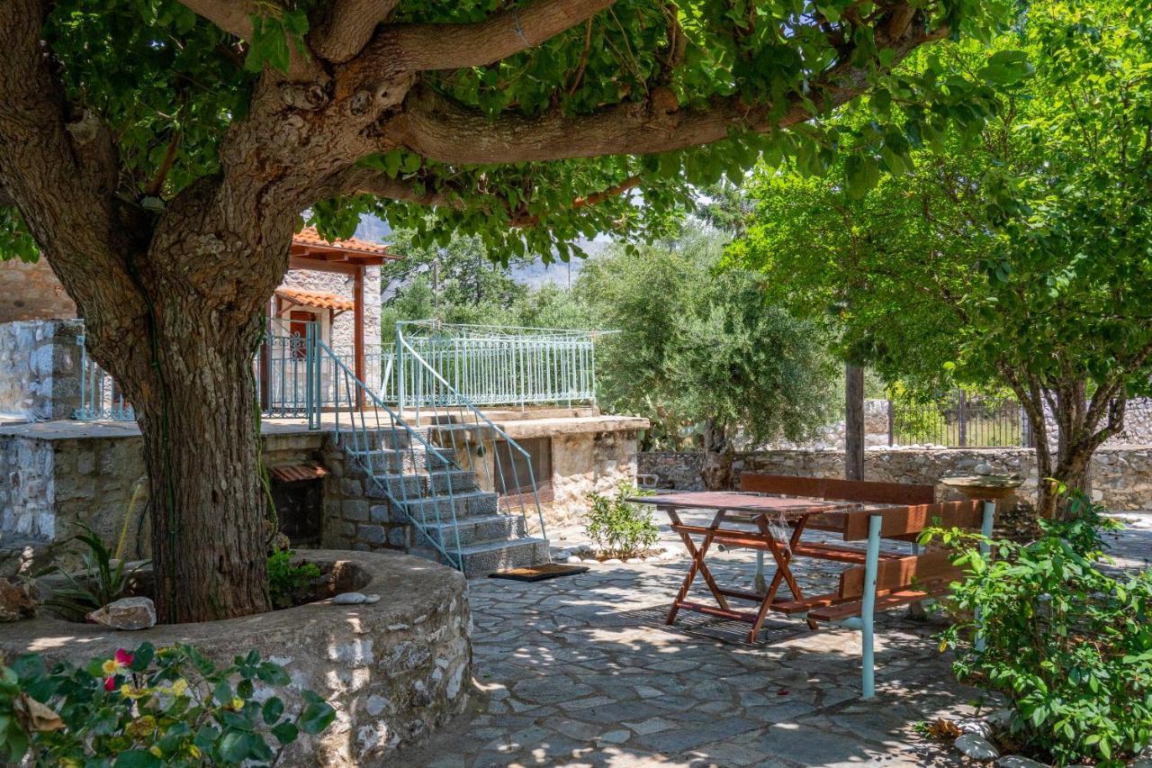 Tranquil Stone Garden House Villa Kalos Eksteriør bilde